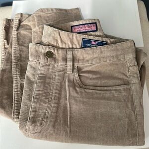 Vineyard Vines Tan Corduroy Casual Pants